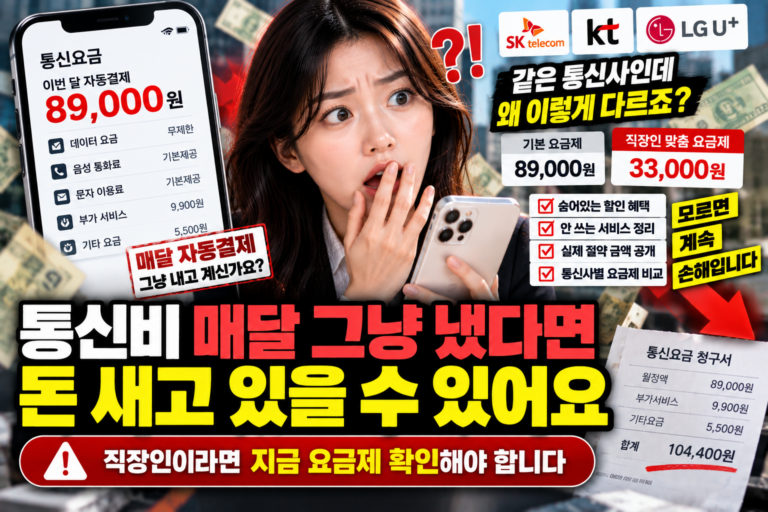 통신비 매달 그냥 냈다면 돈 새고 있을 수 있어요 직장인이라면 지금 확인해야 합니다 9 통신비 매달 그냥 냈다면 돈 새고 있을 수 있어요 직장인이라면 지금 확인해야 합니다