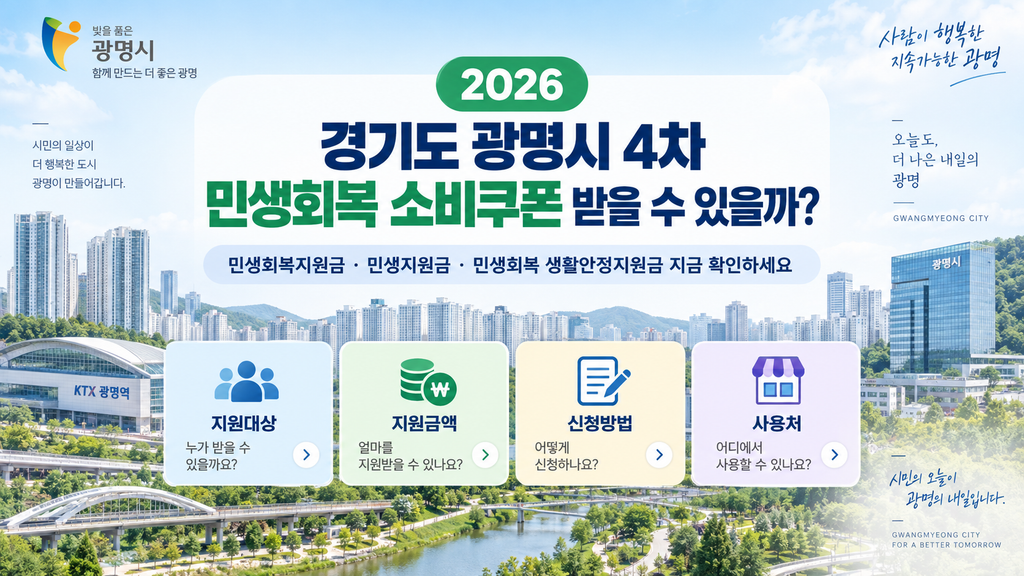 2026 경기도 광명시 4차 민생회복 소비쿠폰 받을 수 있을까? 민생회복지원금·민생지원금·민생회복 생활안정지원금 지금 확인하세요 1 2026 경기도 광명시 4차 민생회복 소비쿠폰 받을 수 있을까? 민생회복지원금·민생지원금·민생회복 생활안정지원금 지금 확인하세요