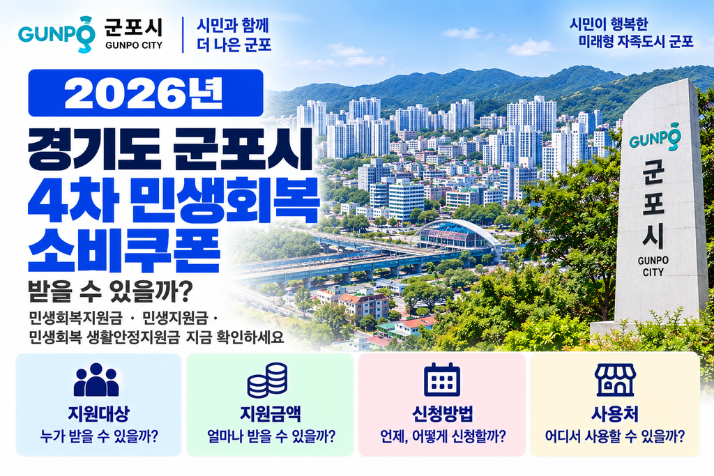 2026 경기도 군포시 4차 민생회복 소비쿠폰 받을 수 있을까? 민생회복지원금·민생지원금·민생회복 생활안정지원금 지금 확인하세요 1 2026 경기도 군포시 4차 민생회복 소비쿠폰 받을 수 있을까? 민생회복지원금·민생지원금·민생회복 생활안정지원금 지금 확인하세요
