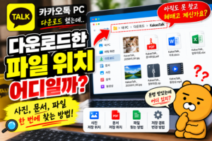 카카오톡 PC 다운로드 파일 위치 어디일까? 저장된 문서·파일 찾는 방법 5 카카오톡 PC 다운로드 파일 위치 어디일까? 저장된 문서·파일 찾는 방법