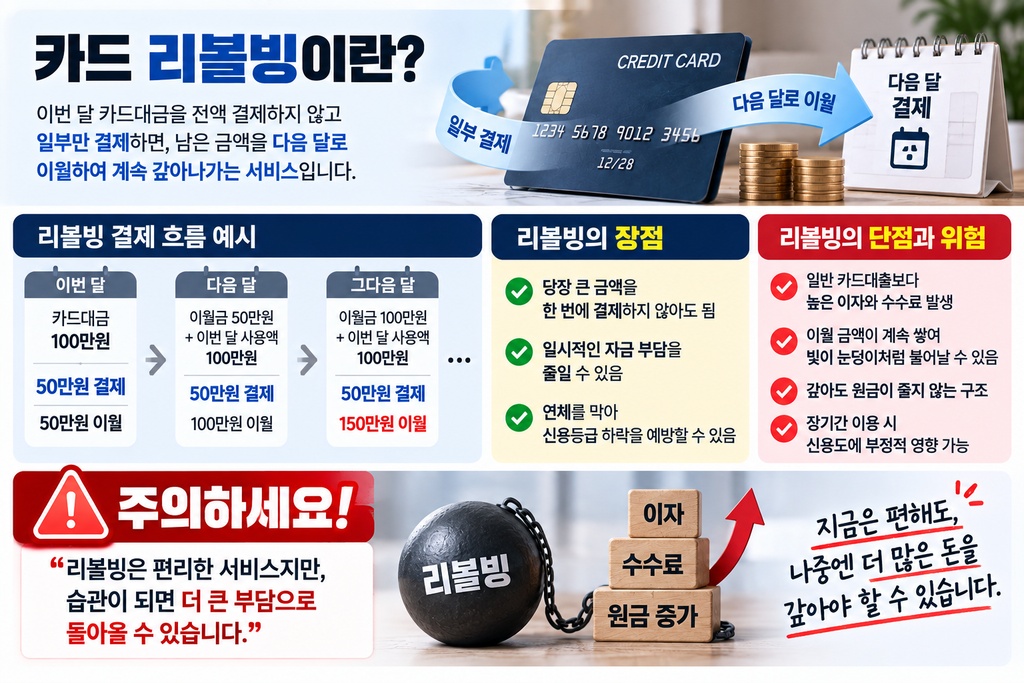 카드값 다음 달로 넘기고 있다면 주의하세요|리볼빙 잔액 7조원, 이자가 문제입니다 2 카드값 다음 달로 넘기고 있다면 주의하세요