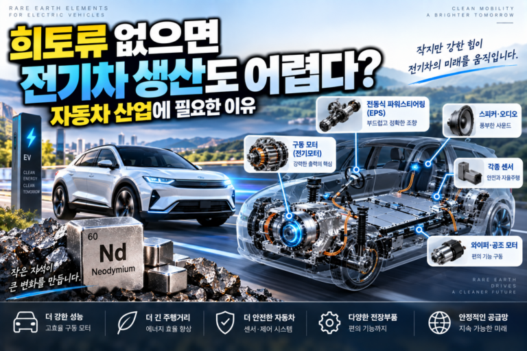 희토류 없으면 전기차 생산도 어렵다? 자동차 산업에 필요한 이유 2 희토류 없으면 전기차 생산도 어렵다? 자동차 산업에 필요한 이유