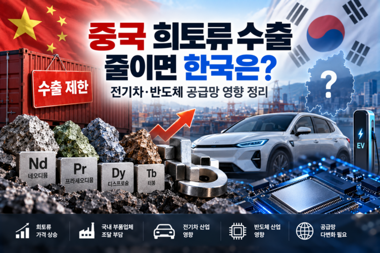 중국이 희토류 수출을 줄이면 한국에는 어떤 영향이 있을까? 1 중국이 희토류 수출을 줄이면 한국에는 어떤 영향이 있을까?