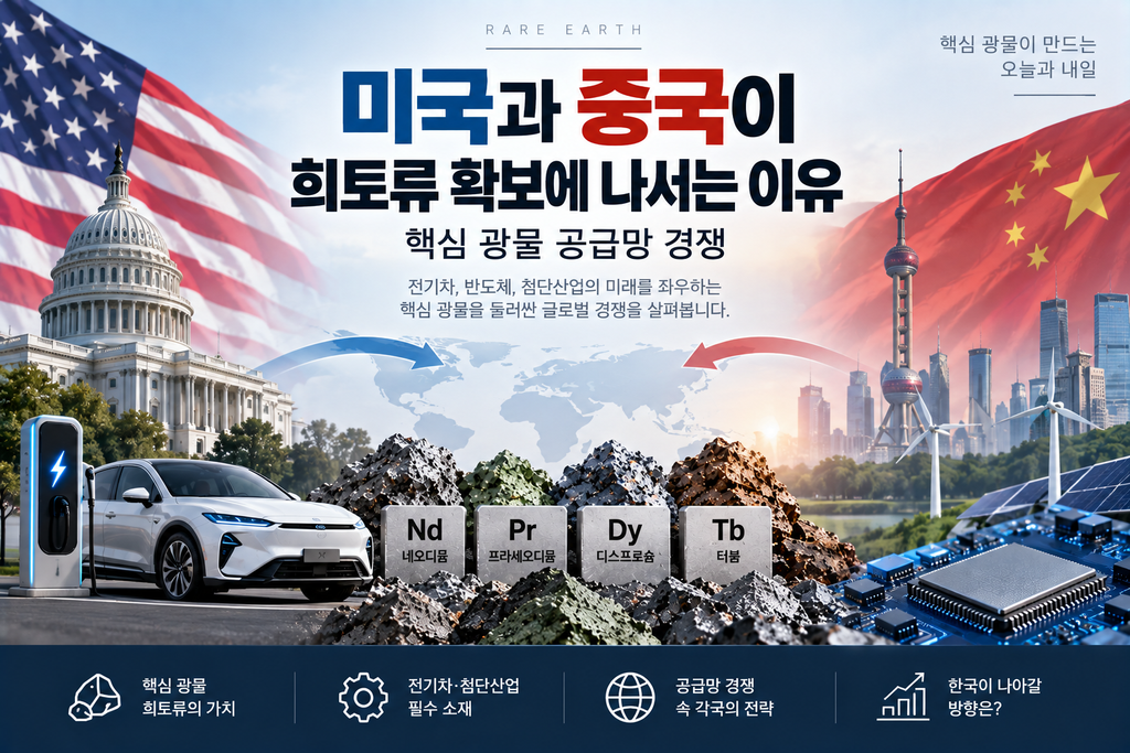 미국과 중국이 희토류 확보에 나서는 이유|핵심 광물 공급망 경쟁 1 미국과 중국이 희토류 확보에 나서는 이유|핵심 광물 공급망 경쟁