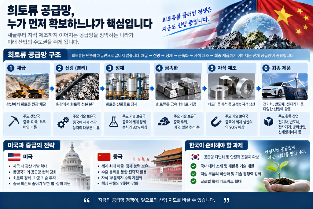 미국과 중국이 희토류 확보에 나서는 이유|핵심 광물 공급망 경쟁 3 희토류 누가 먼저 확보하느냐