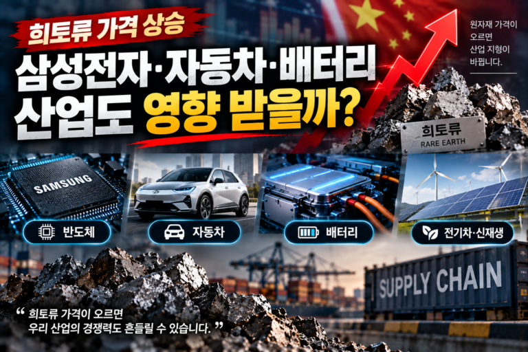 희토류 가격 오르면 삼성전자·자동차·배터리 산업도 영향 받을까? 7 희토류 가격 오르면 삼성전자·자동차·배터리 산업도 영향 받을까?