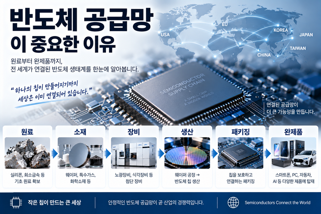 반도체 공급망이 중요한 이유 쉽게 알아보기