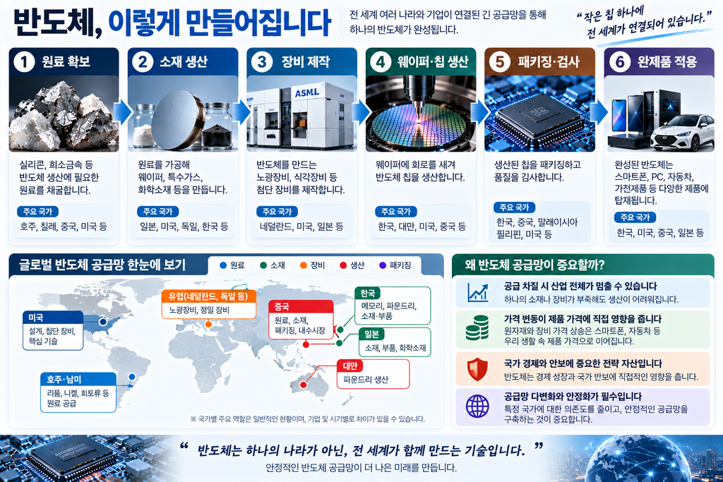 반도체 공급망이 중요한 이유 쉽게 알아보기 2 반도체, 이렇게 만들어진다