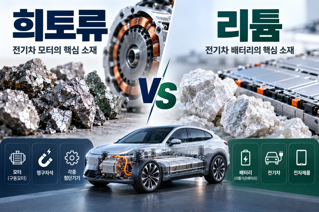 희토류와 리튬은 같은 걸까? 전기차 핵심 광물 차이 정리 1 희토류와 리튬은 같은 걸까? 전기차 핵심 광물 차이 정리
