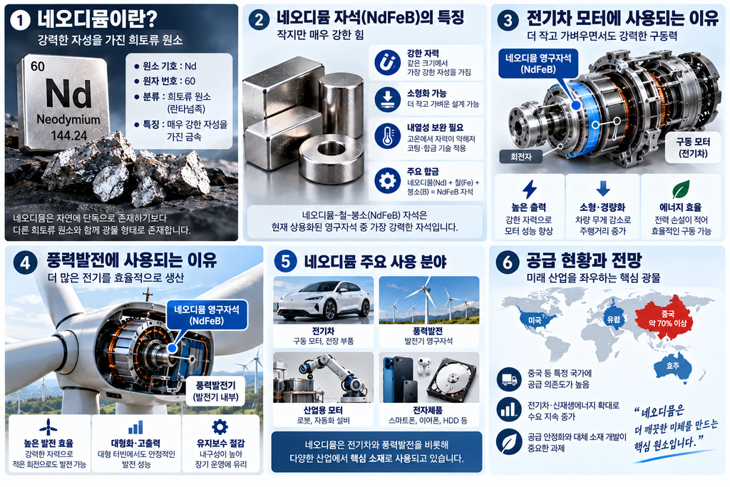 네오디뮴이 뭐길래 전기차와 풍력발전에 꼭 필요할까? 2 네오디뮴이란