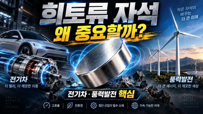 희토류 자석이 중요한 이유|전기차 모터부터 풍력발전까지 3 희토류 자석이 중요한 이유|전기차 모터부터 풍력발전까지