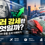 달러 강세란 무엇일까? 원화 가치와 환율 쉽게 이해하기