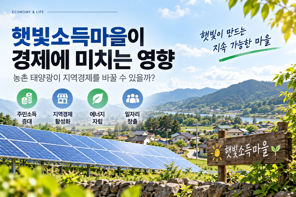 햇빛소득마을이 경제에 미치는 영향|농촌 태양광이 지역경제를 바꿀 수 있을까? 1 햇빛소득마을이 경제에 미치는 영향|농촌 태양광이 지역경제를 바꿀 수 있을까?
