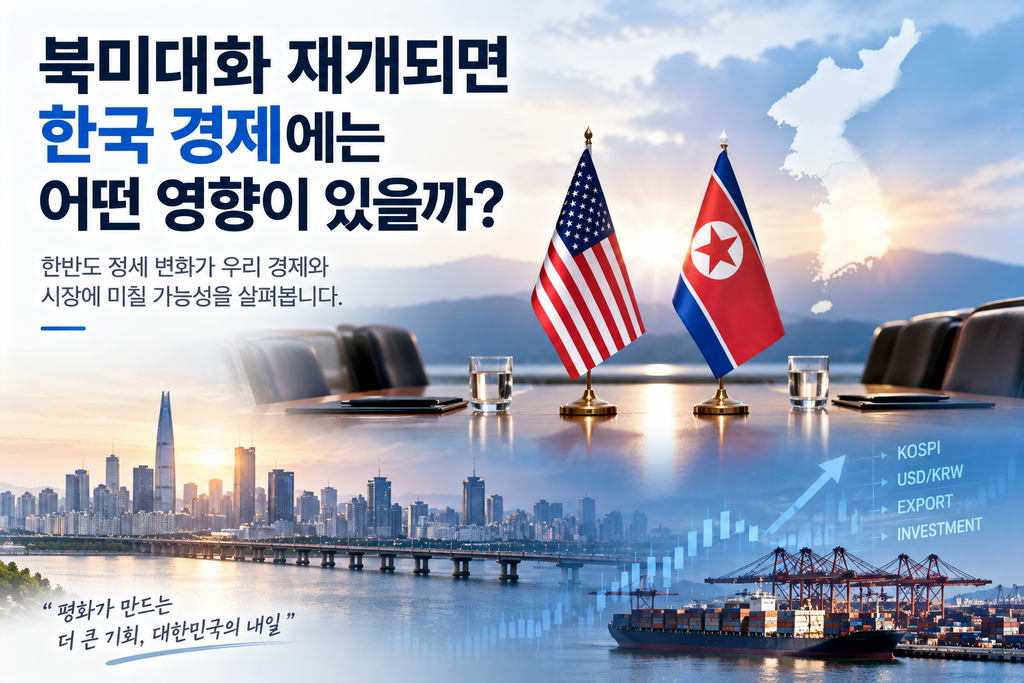 북미대화 재개되면 한국 경제에는 어떤 영향이 있을까? 1 북미대화 재개되면 한국 경제에는 어떤 영향이 있을까?