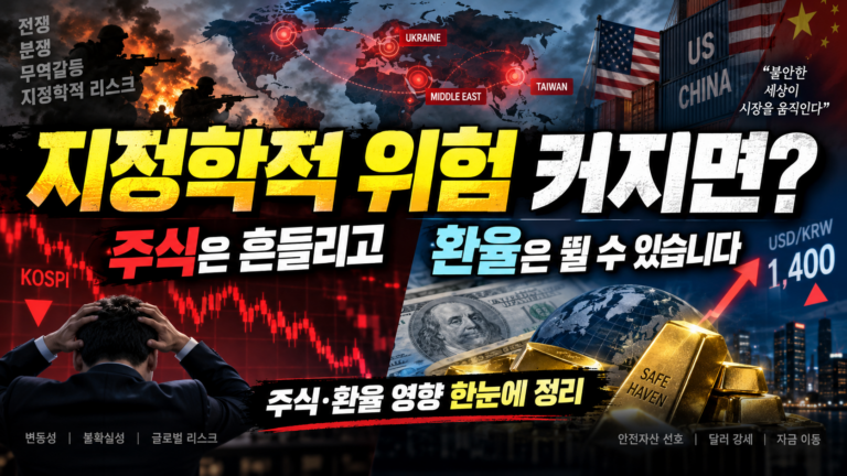 지정학적 위험이 커지면 주식과 환율은 어떻게 움직일까? 2 지정학적 위험이 커지면 주식과 환율은 어떻게 움직일까?
