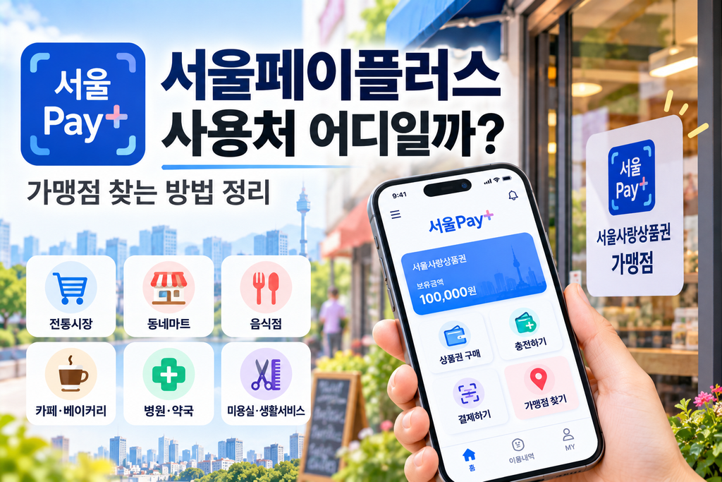 서울Pay+ 서울페이플러스 사용처 어디일까? 가맹점 찾는 방법 정리 1 서울Pay+ 서울페이플러스 사용처 어디일까? 가맹점 찾는 방법 정리