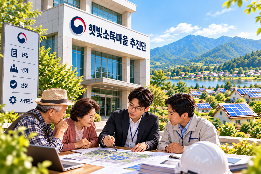 햇빛소득마을 추진단은 무슨 일을 할까? 신청·평가·선정 과정에서 하는 역할