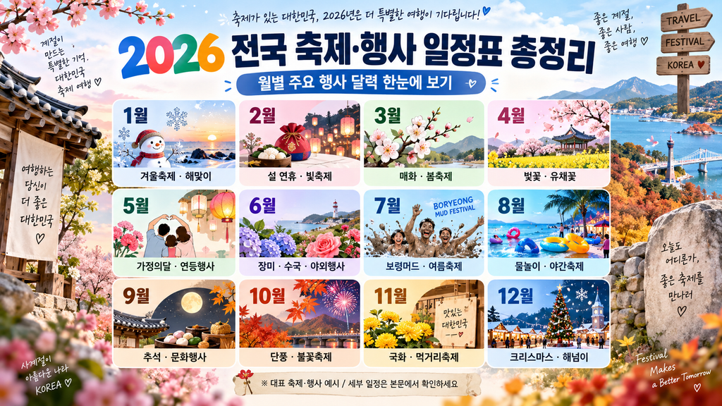 2026 전국 축제·행사 일정표 총정리|월별 주요 행사 달력 한눈에 보기 1 ChatGPT Image 2026년 9월 6일 오전 10 31 29