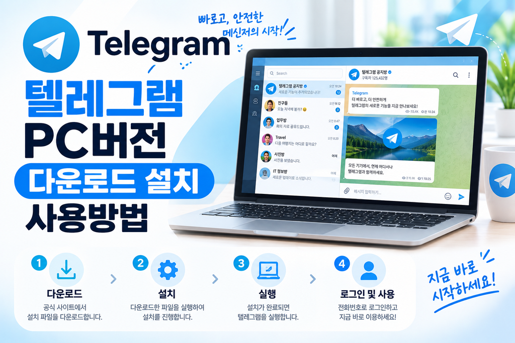 텔레그램 PC버전 다운로드 설치 사용방법 1 ChatGPT Image 2026년 9월 7일 오전 09 21 17