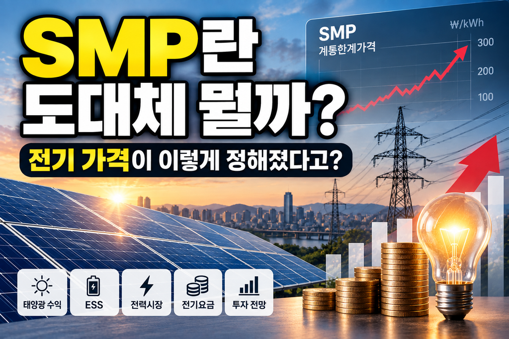 SMP란 도대체 뭘까 전기 가격이 이렇게 정해졌다고