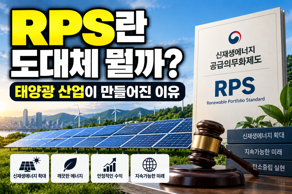 RPS란 도대체 뭘까 태양광 산업이 만들어진 이유 1 RPS란 도대체 뭘까 태양광 산업이 만들어진 이유
