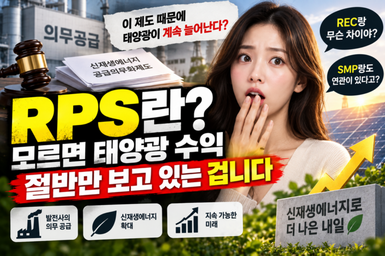 RPS란 도대체 뭘까 태양광 산업이 만들어진 이유 9 RPS란 도대체 뭘까 태양광 산업이 만들어진 이유