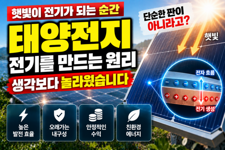 태양전지가 전기를 만드는 원리 생각보다 놀라웠습니다 8 태양전지가 전기를 만드는 원리 생각보다 놀라웠습니다
