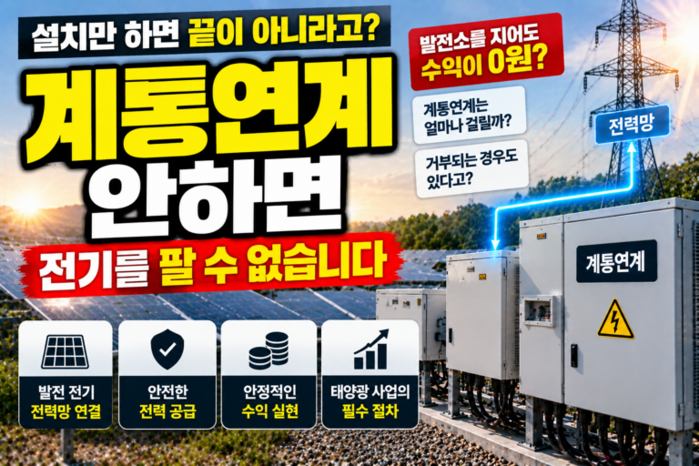 계통연계가 뭐길래 태양광 발전의 마지막 관문일까요 6 계통연계가 뭐길래 태양광 발전의 마지막 관문일까요