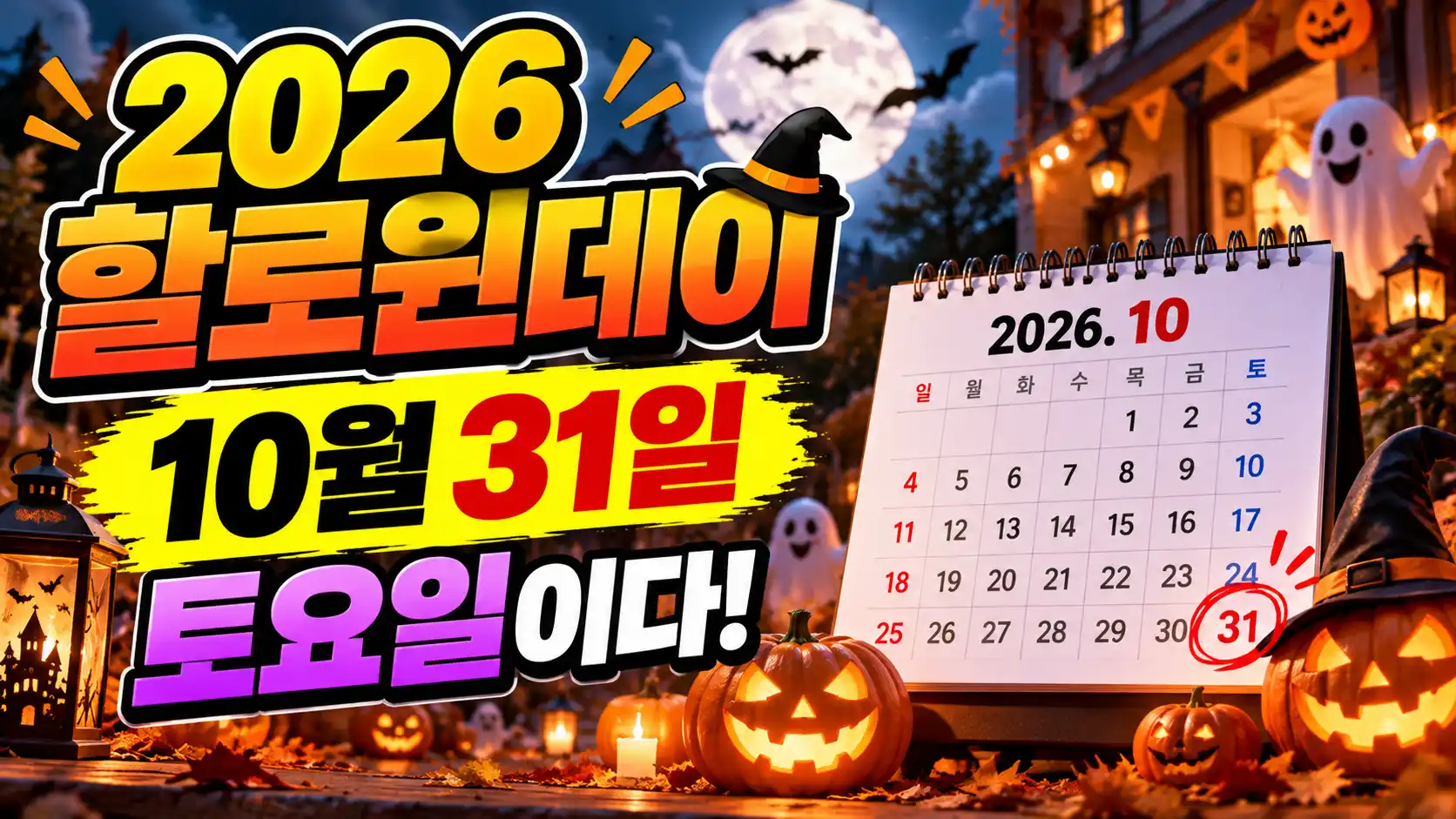 2026 할로윈데이 언제일까? 날짜·뜻·유래·공휴일 여부 4 2026 할로윈데이 언제일까? 날짜·뜻·유래·공휴일 여부