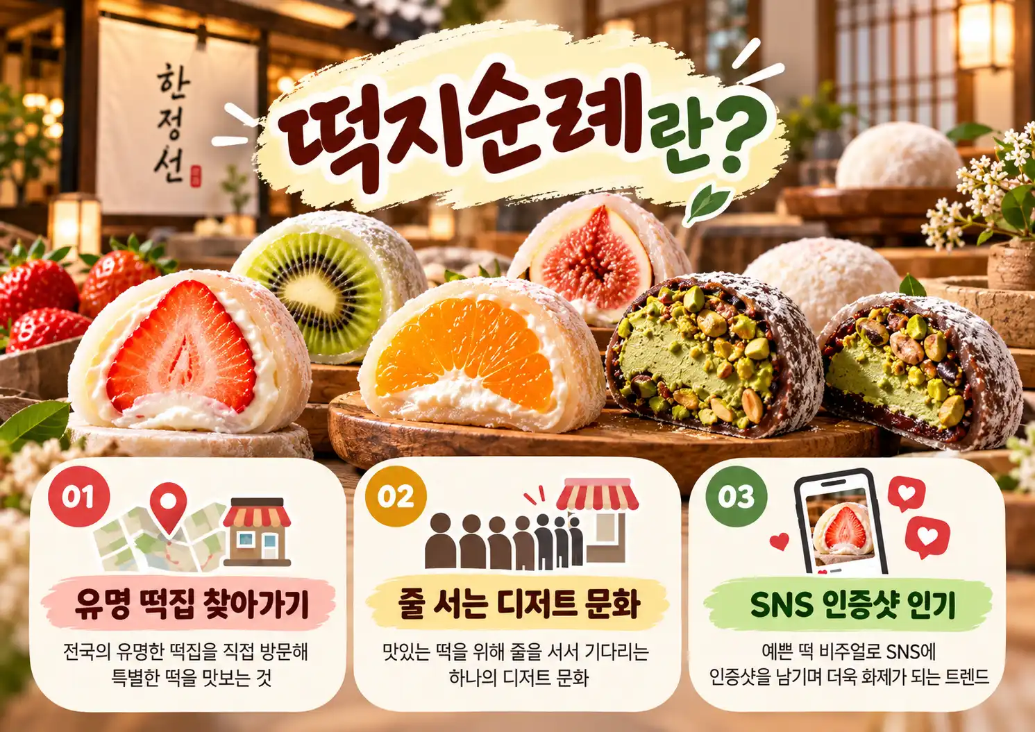 떡지순례가 뭐길래? 한정선 찹쌀떡부터 편의점 떡 디저트까지 인기 이유 2 ChatGPT 이미지 2026년 10월 7일 오후 10 35 10 1