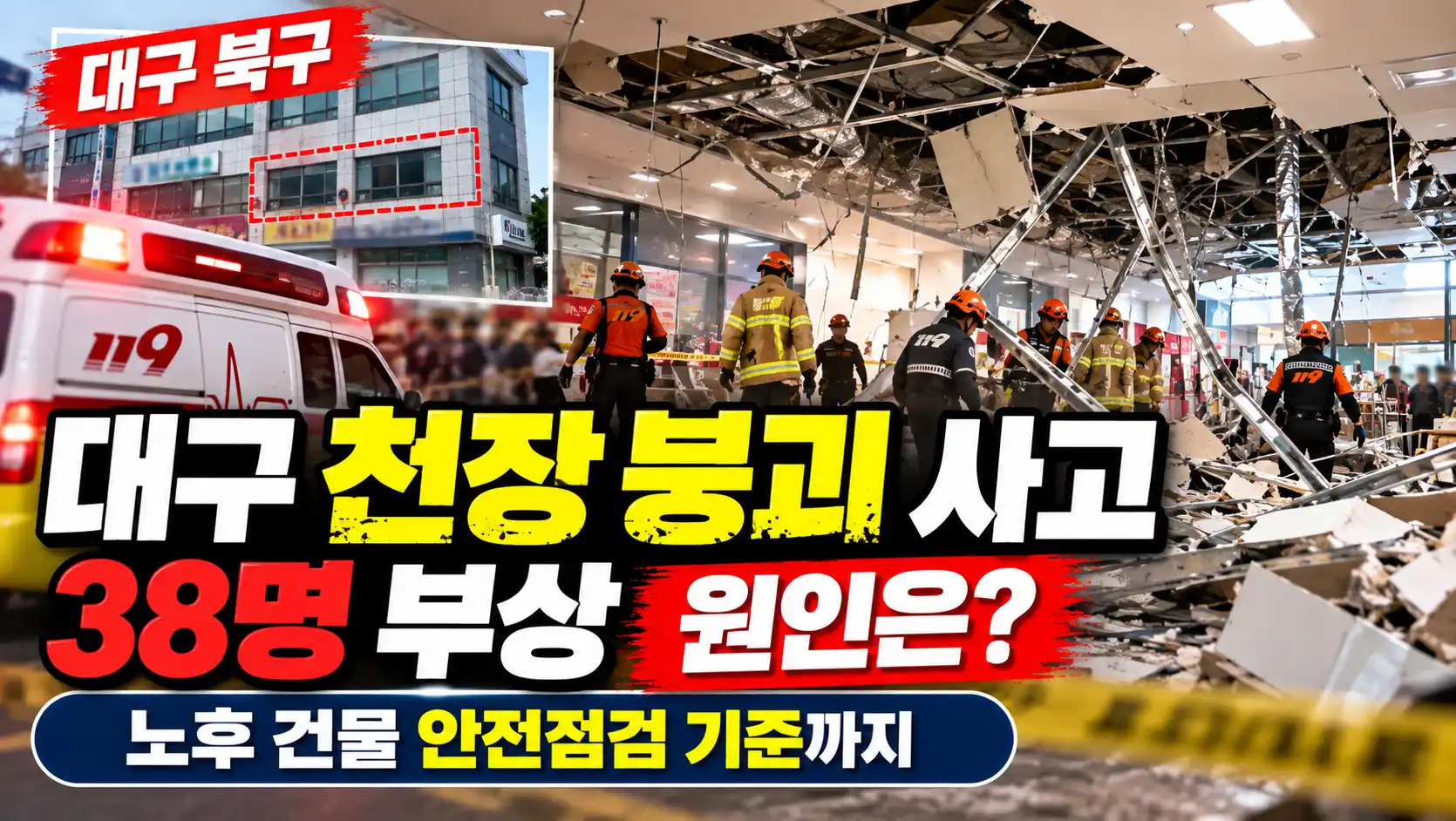 대구 천장 붕괴 사고 원인은? 38명 부상·노후 건물 안전점검 기준 7 대구 천장 붕괴 사고 원인은? 38명 부상·노후 건물 안전점검 기준