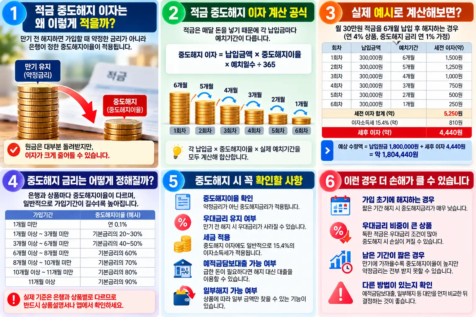 적금 중도해지 이자 계산 방법|만기 전 해지하면 실제 얼마 받을까? 2 적금 중도해지 확인