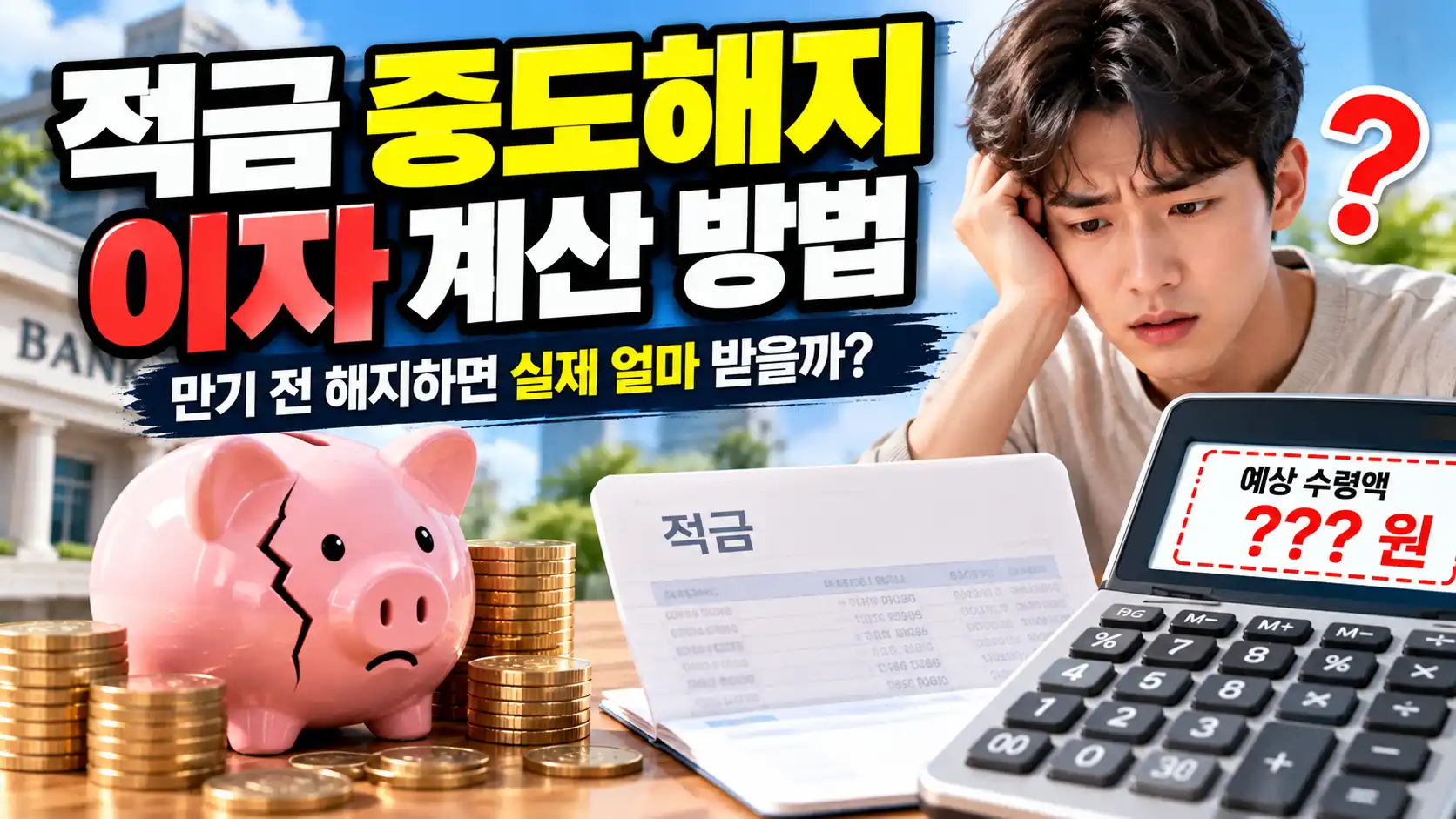 적금 중도해지 이자 계산 방법|만기 전 해지하면 실제 얼마 받을까? 4 적금 중도해지 이자 계산 방법|만기 전 해지하면 실제 얼마 받을까?