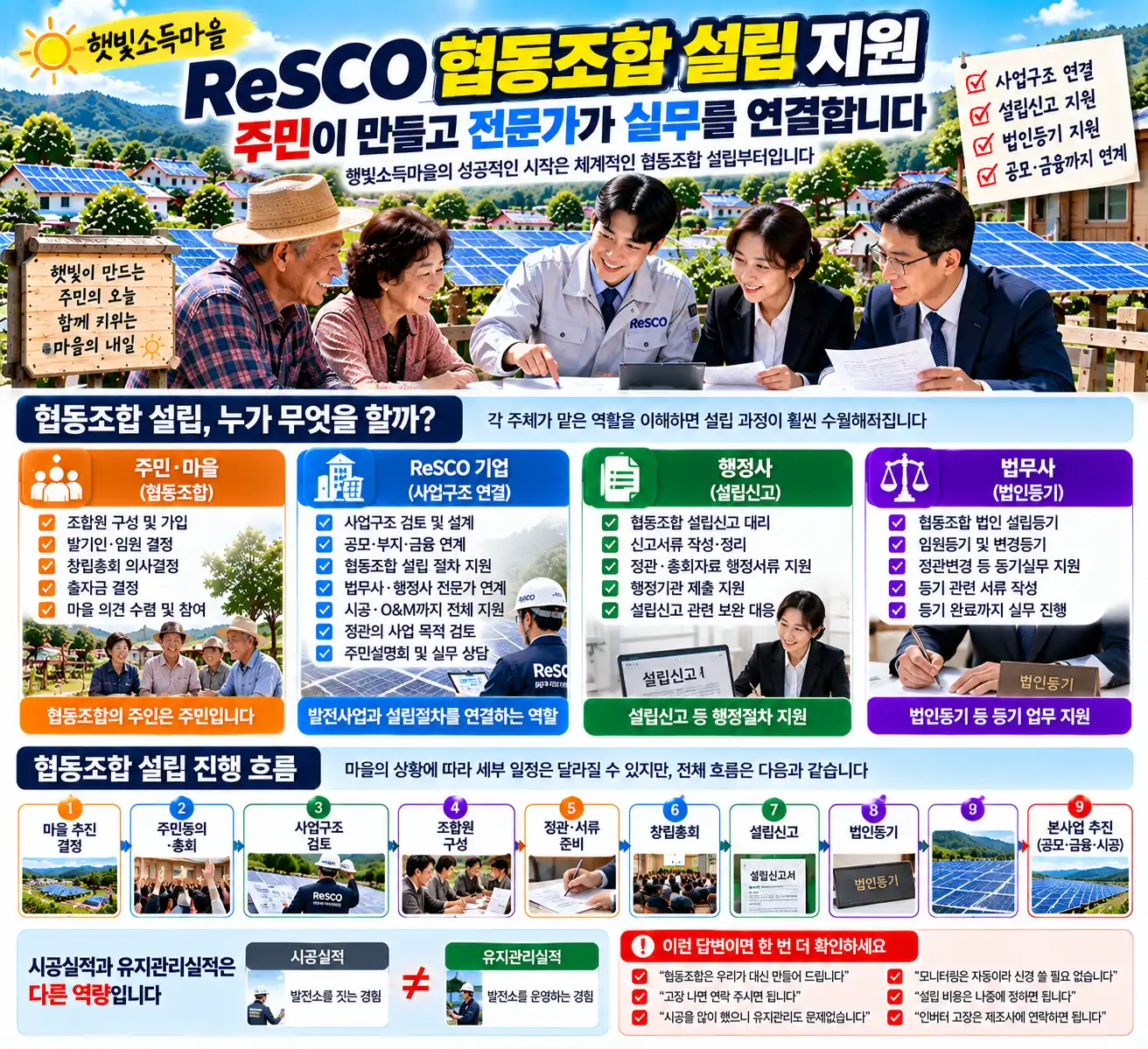 햇빛소득마을 ReSCO 기업 협동조합 설립 지원 어떻게 할까? 법무사·행정사 연계 실무 2 햇빛소득마을 협동조합 설립 안내 4